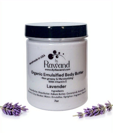 Lavender Moisturizing Buttercream with Hyaluronic acid & Vitamin E - Bath & Body Products ByRawand